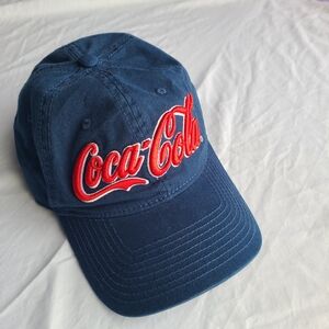 Coca-Cola Las Vegas Navy Blue Cap Hat with Red Classic Logo